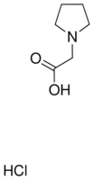 Pyrrolidin-1-yl-acetic acid hydrochloride chemical structure