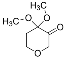 4,4-Dimethoxytetrahydropyran-3-one chemical structure
