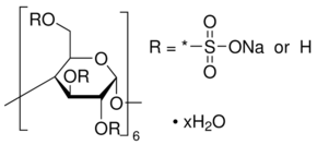 α-Cyclodextrin, sulfated sodium salt hydrate chemical structure