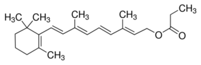 Retinyl propionate chemical structure