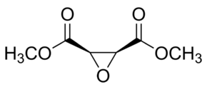 (2R,3S)-Dimethyl oxirane-2,3-dicarboxylate chemical structure