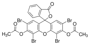 Eosin diacetate chemical structure