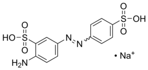 4-Amino-1,1′-azobenzene-3,4′-disulfonic acid monosodium salt chemical structure