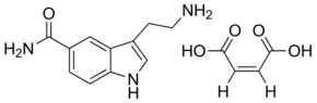 5-Carboxamidotryptamine maleate salt chemical structure