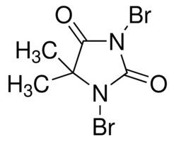1,3-Dibromo-5,5-dimethylhydantoin chemical structure