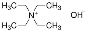 Tetraethylammonium hydroxide solution chemical structure