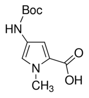 4-(Boc-amino)-1-methylpyrrole-2-carboxylic acid chemical structure