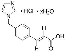Ozagrel hydrochloride hydrate chemical structure