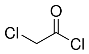 Chloroacetyl chloride chemical structure