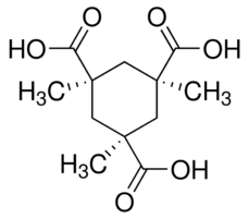 cis,cis-1,3,5-Trimethylcyclohexane-1,3,5-tricarboxylic acid chemical structure