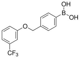 4-(3′-(Trifluoromethyl)phenoxymethyl)phenylboronic acid chemical structure