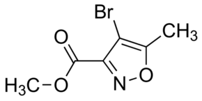 Methyl 4-bromo-5-methyl-3-isoxazolecarboxylate chemical structure