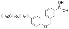 3-(4′-Heptyloxyphenoxymethyl)phenylboronic acid chemical structure