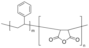 Poly(styrene-co-maleic anhydride) chemical structure