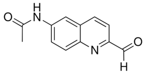 N-(2-Formylquinolin-6-yl)acetamide chemical structure