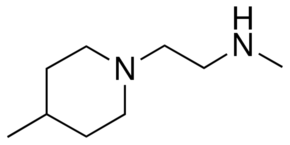 N-Methyl-2-(4-methylpiperidin-1-yl)ethanamine chemical structure