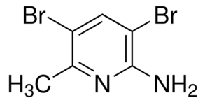 2-Amino-3,5-dibromo-6-methylpyridine chemical structure
