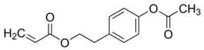 4-Acetoxyphenethyl acrylate chemical structure