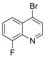 4-Bromo-8-fluoroquinoline chemical structure
