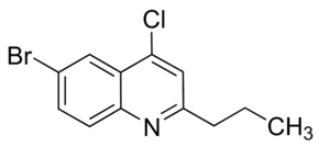 6-Bromo-4-chloro-2-propylquinoline chemical structure
