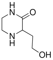 3-(2-Hydroxyethyl)piperazin-2-one chemical structure