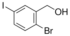 2-Bromo-5-iodobenzyl alcohol chemical structure