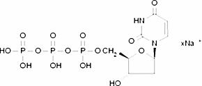 2′-Deoxyuridine 5′-triphosphate sodium salt solution chemical structure