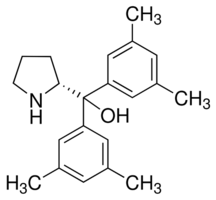 (R)-α,α-Bis(3,5-dimethylphenyl)-2-pyrrolidinemethanol chemical structure