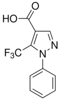 1-Phenyl-5-(trifluoromethyl)-1H-pyrazole-4-carboxylic acid chemical structure